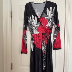 Floral floor length dress